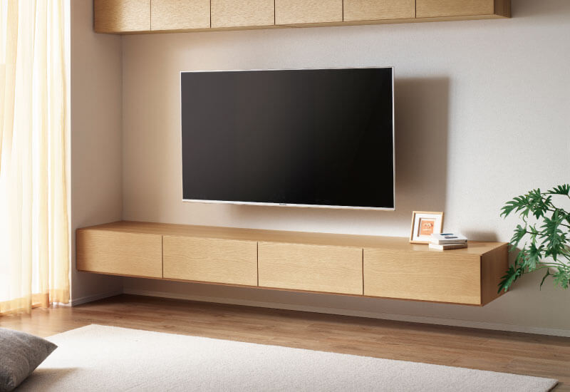 突板テレビボード