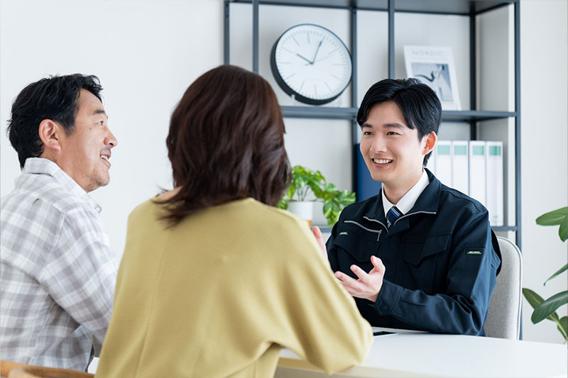 フロートテレビボード導入までの流れ:業者へ相談