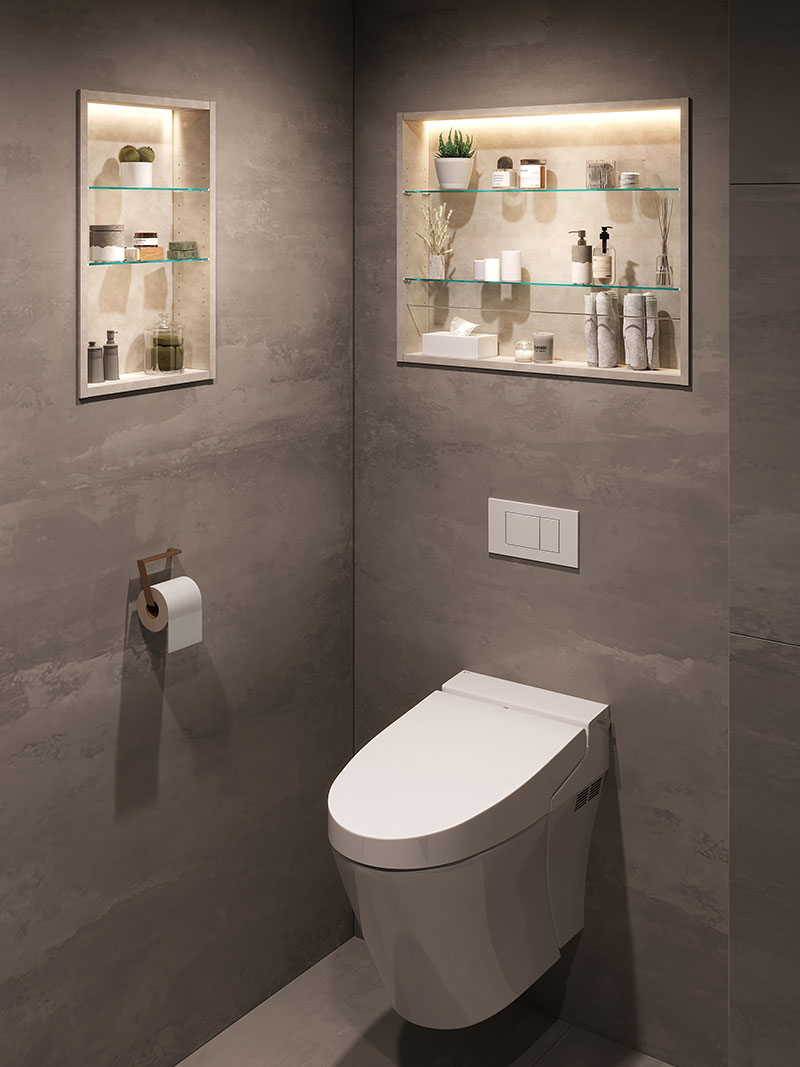ホテルライクトイレのインテリア事例