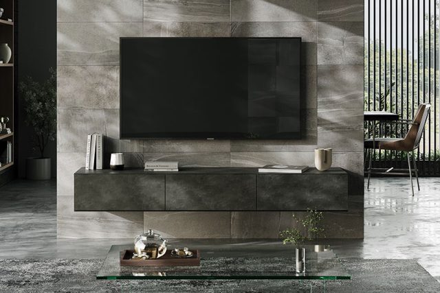 黒いテレビボードが生む上質な高級感【後編】～「ブラック×質感」スタイル別コーディネート術～