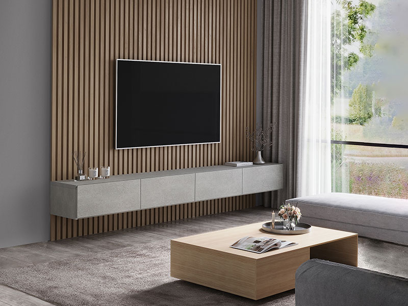 フロートテレビボード（セラミカライト）のコーディネート