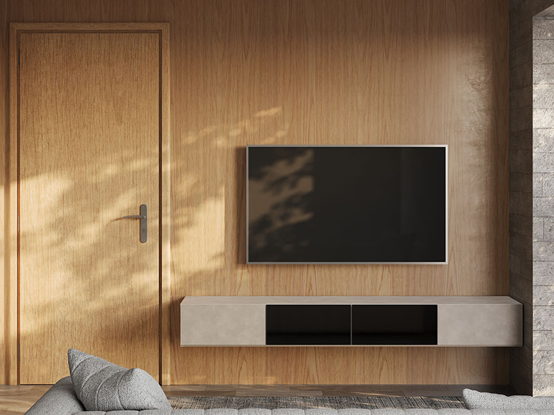 フロートテレビボード（ラスターベージュ）のコーディネート