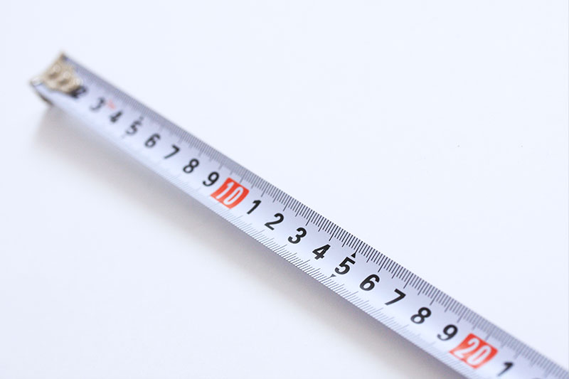 玄関のサイズをしっかりと測る