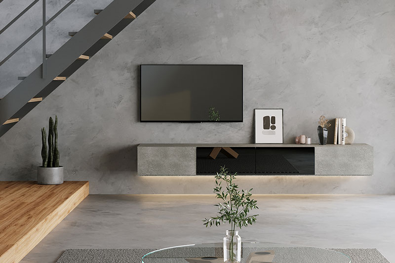 収納扉の収納仕様にこだわったテレビボード選び