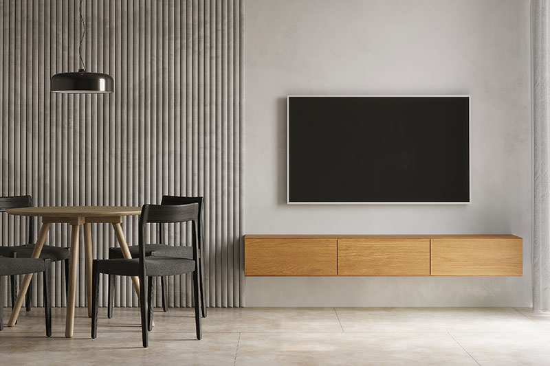 収納扉の色・素材にこだわったテレビボード選び