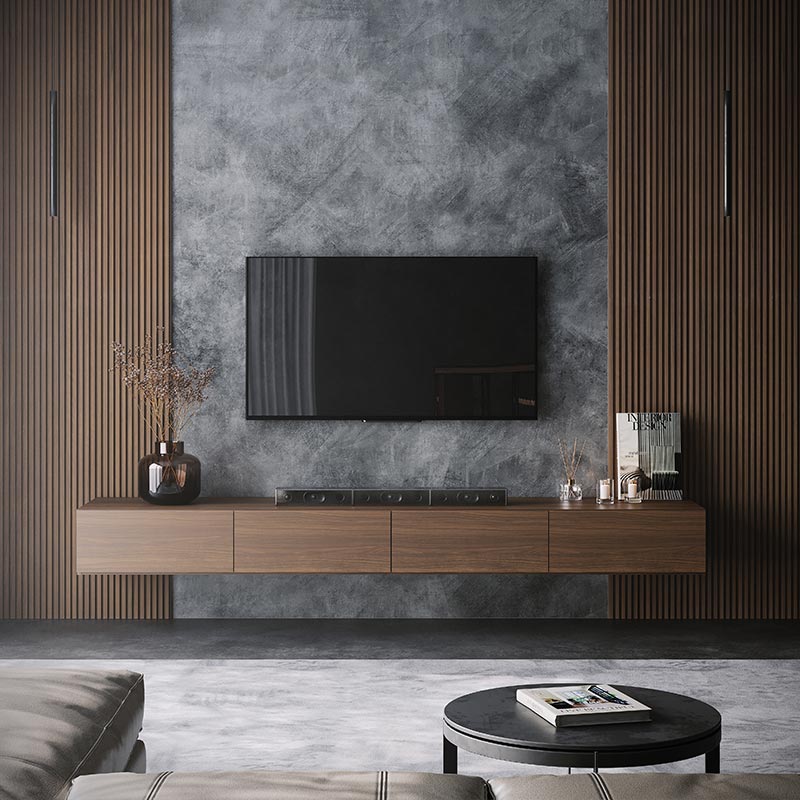 リブパネルで作るこだわり空間